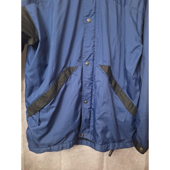 Footjoy Dryjoys Performance Light Jacket Men's Medium Blue Outdoor Moisture Wick - Picture 7 of 16